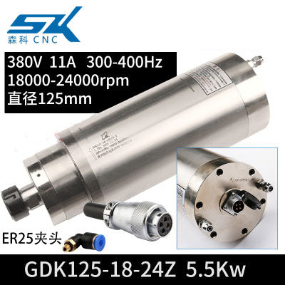 220v 380v 24000rpm water cooled spindle motor for cnc router