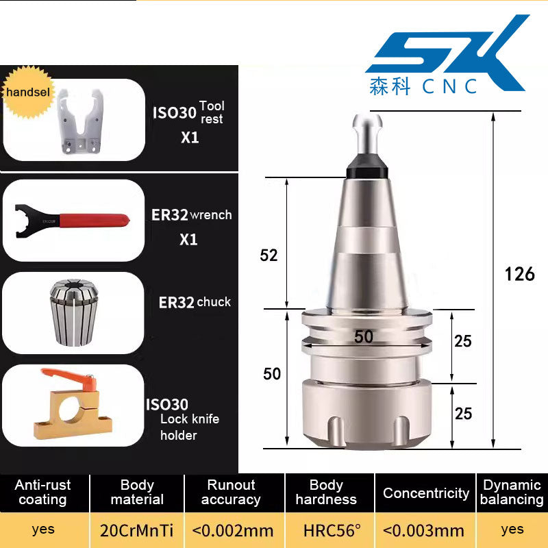 iso30 cnc router machine tool holder