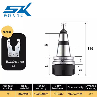 iso30 cnc router machine tool holder