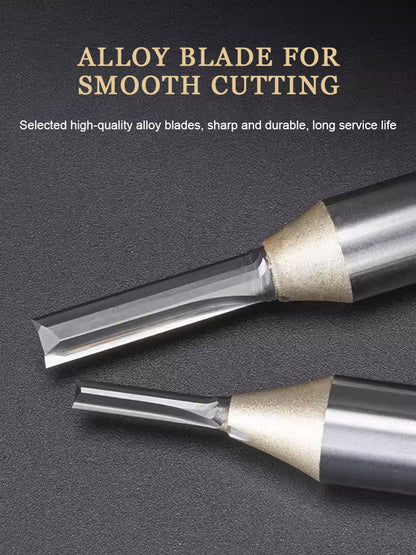 arden wood cnc bit double flute straight router bits