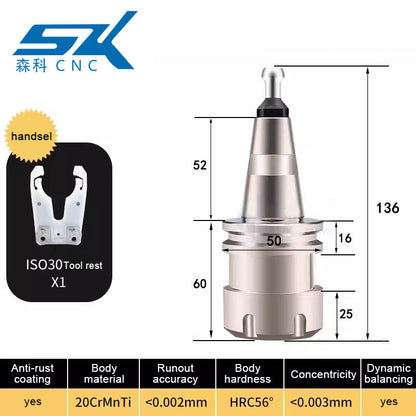 iso30 cnc router machine tool holder