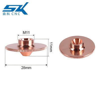 fiber laser cutting head nozzles