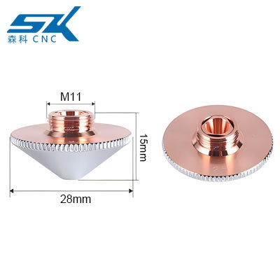 fiber laser cutting head nozzles