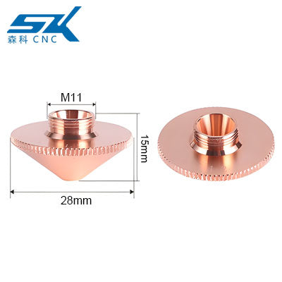 fiber laser cutting head nozzles