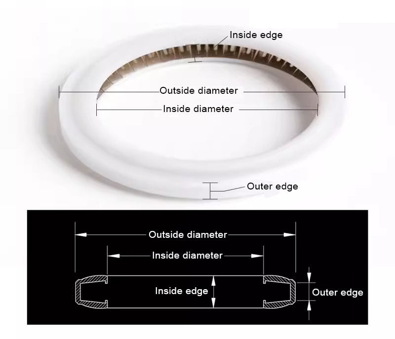 Laser protective lens seal ring